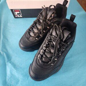 Fila Distributor II Premium Black Shoe Size 5.5 New in box